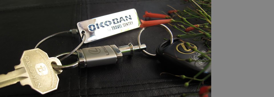 Losing your keys can leave you stranded, even worse than losing your luggage.  Add an Okoban UID Tracker Tag to help someone get you home sooner.